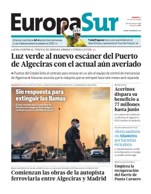 Portada de Europa Sur, 25 de julio de 2026