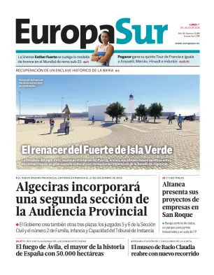 Portada de Europa Sur, 27 de julio de 2026