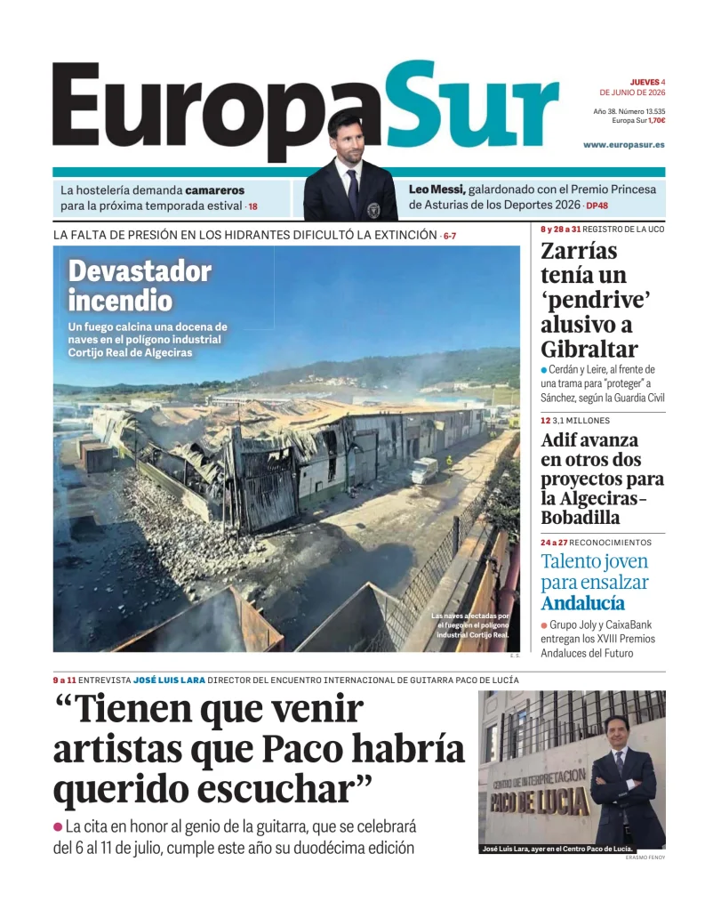Portada de Europa Sur