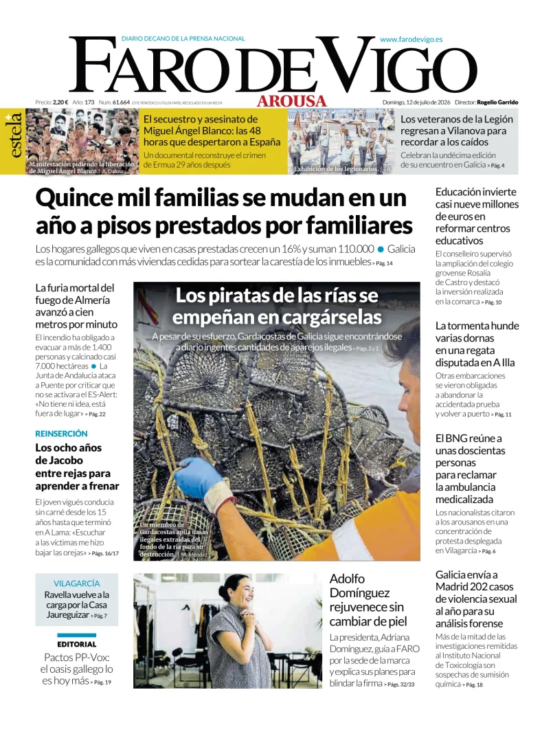 Portada de Faro de Vigo (Arousa)