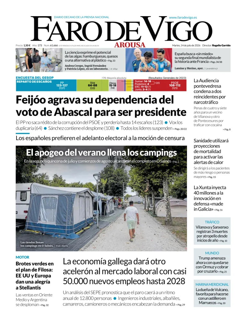 Faro de Vigo (Arousa) — 14/07