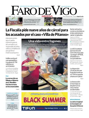 Portada de Faro de Vigo (Arousa), 4 de junio de 2026