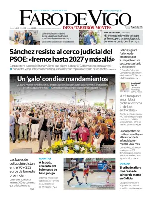 Portada de Faro de Vigo (Deza/Tabeiros-Montes), 1 de junio de 2026