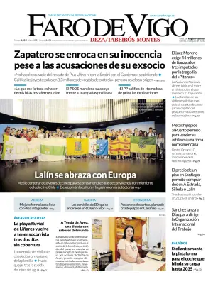 Portada de Faro de Vigo (Deza/Tabeiros-Montes), 24 de julio de 2026