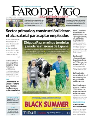 Portada de Faro de Vigo (Deza/Tabeiros-Montes), 4 de junio de 2026