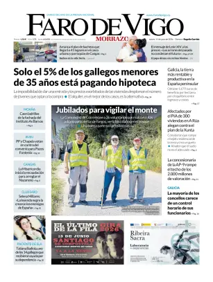 Portada de Faro de Vigo (O Morrazo), 11 de junio de 2026