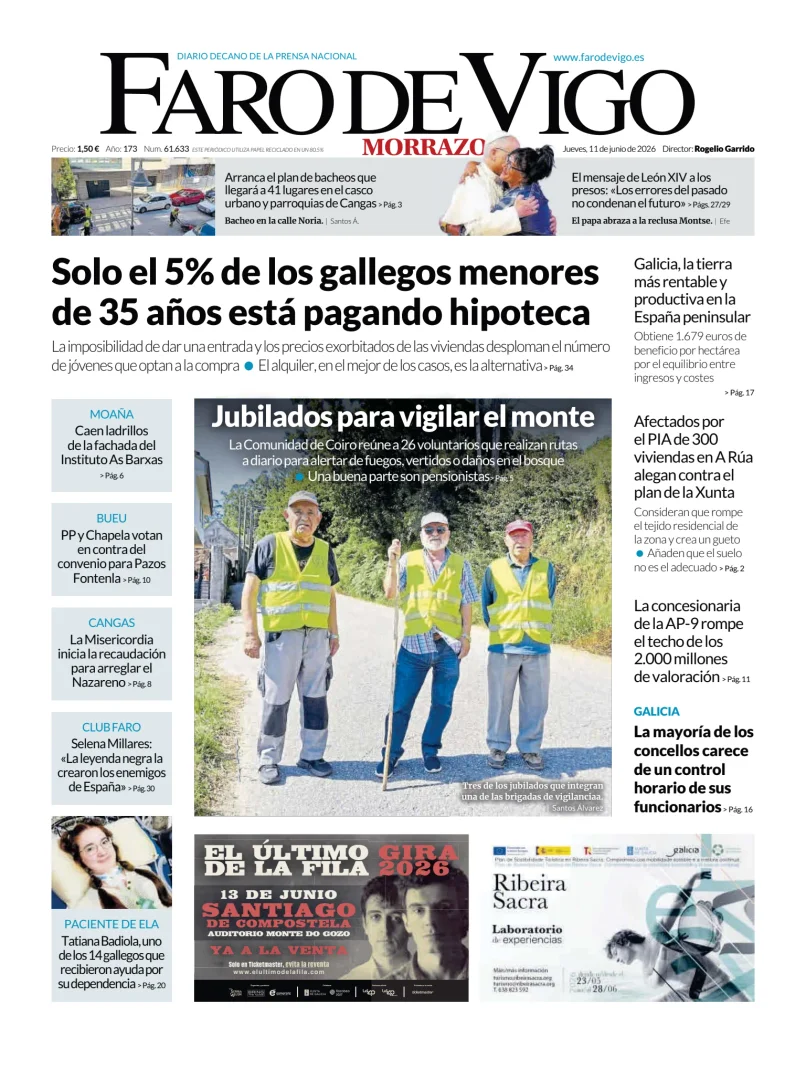 Portada de Faro de Vigo (O Morrazo)