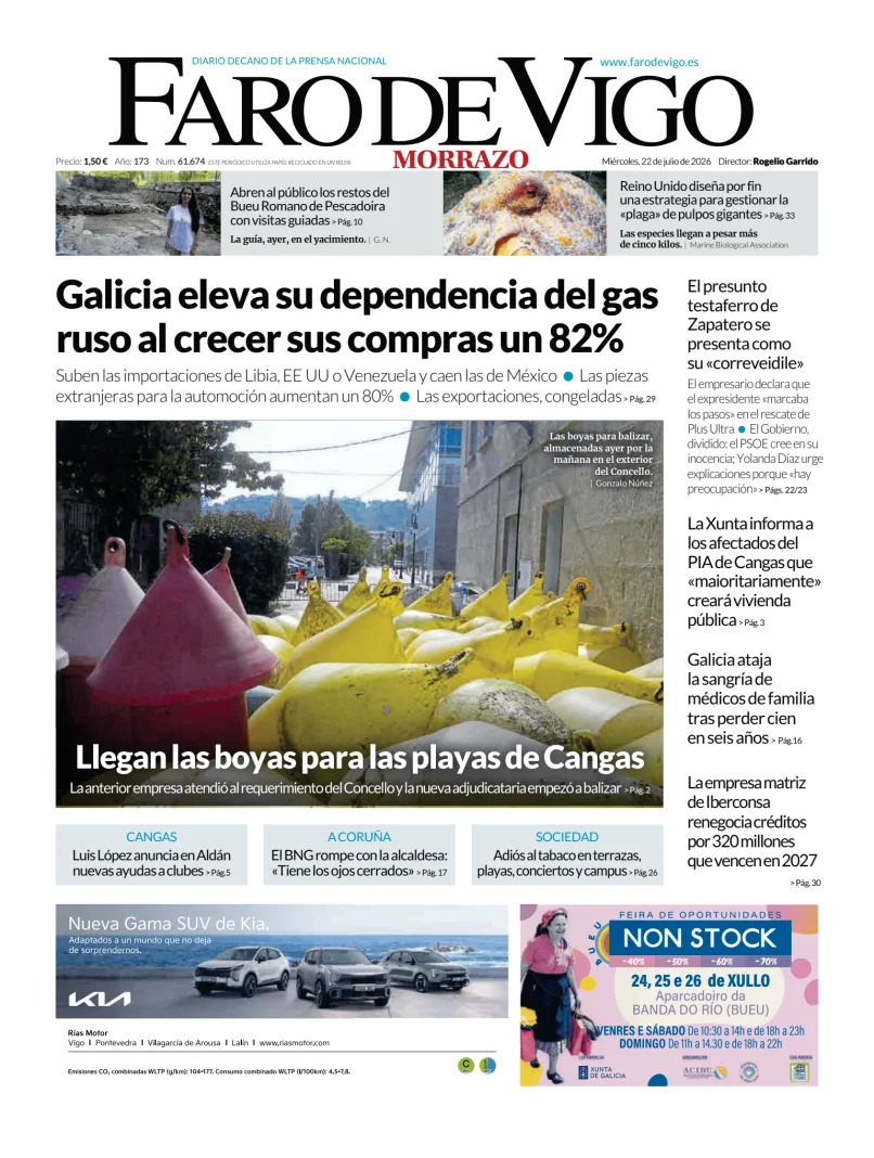 Portada de Faro de Vigo (O Morrazo)