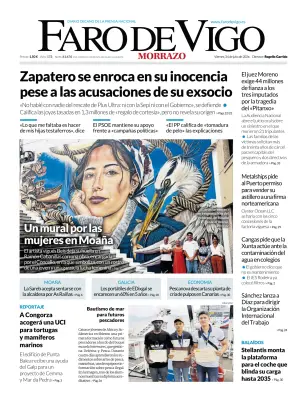 Portada de Faro de Vigo (O Morrazo), 24 de julio de 2026