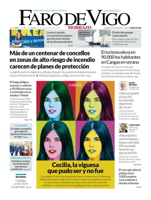 Portada de Faro de Vigo (O Morrazo), 26 de julio de 2026