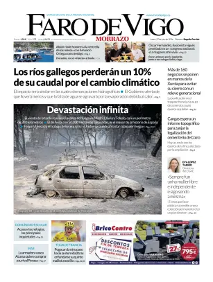 Portada de Faro de Vigo (O Morrazo), 27 de julio de 2026