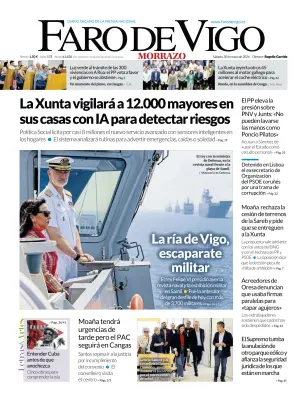 Portada de Faro de Vigo (O Morrazo), 30 de mayo de 2026