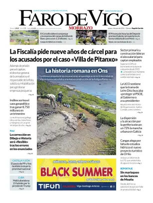 Portada de Faro de Vigo (O Morrazo), 4 de junio de 2026