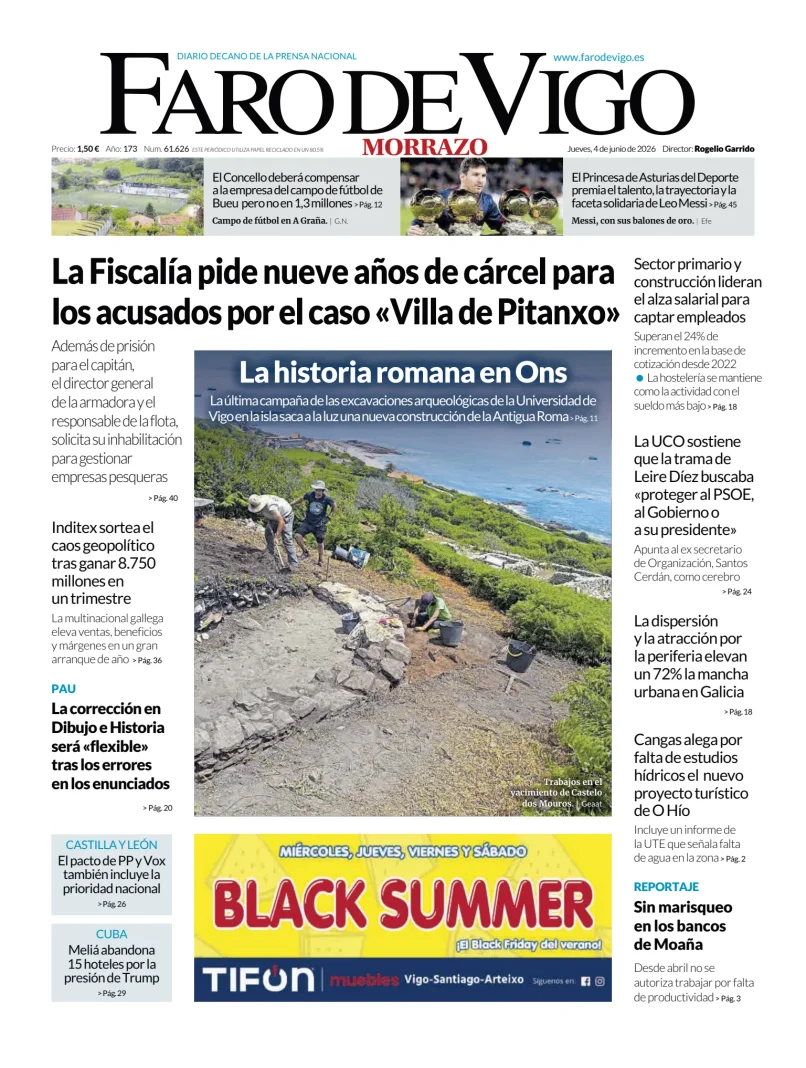 Portada de Faro de Vigo (O Morrazo)