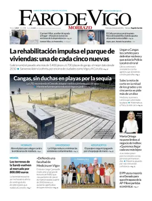 Portada de Faro de Vigo (O Morrazo), 8 de julio de 2026