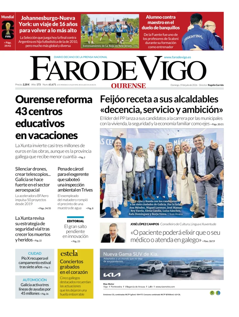 Faro de Vigo (Ourense) — 19/07