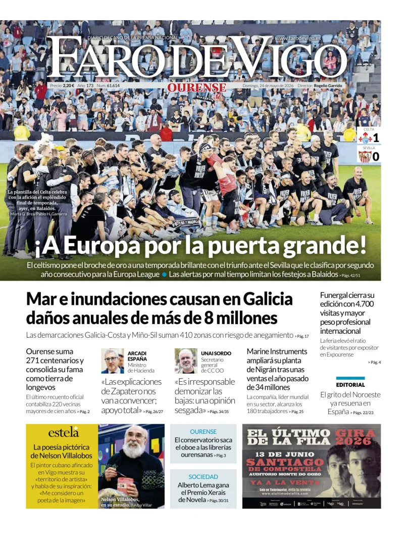 Faro de Vigo (Ourense) — 24/05