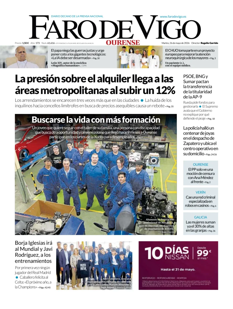 Faro de Vigo (Ourense) — 26/05