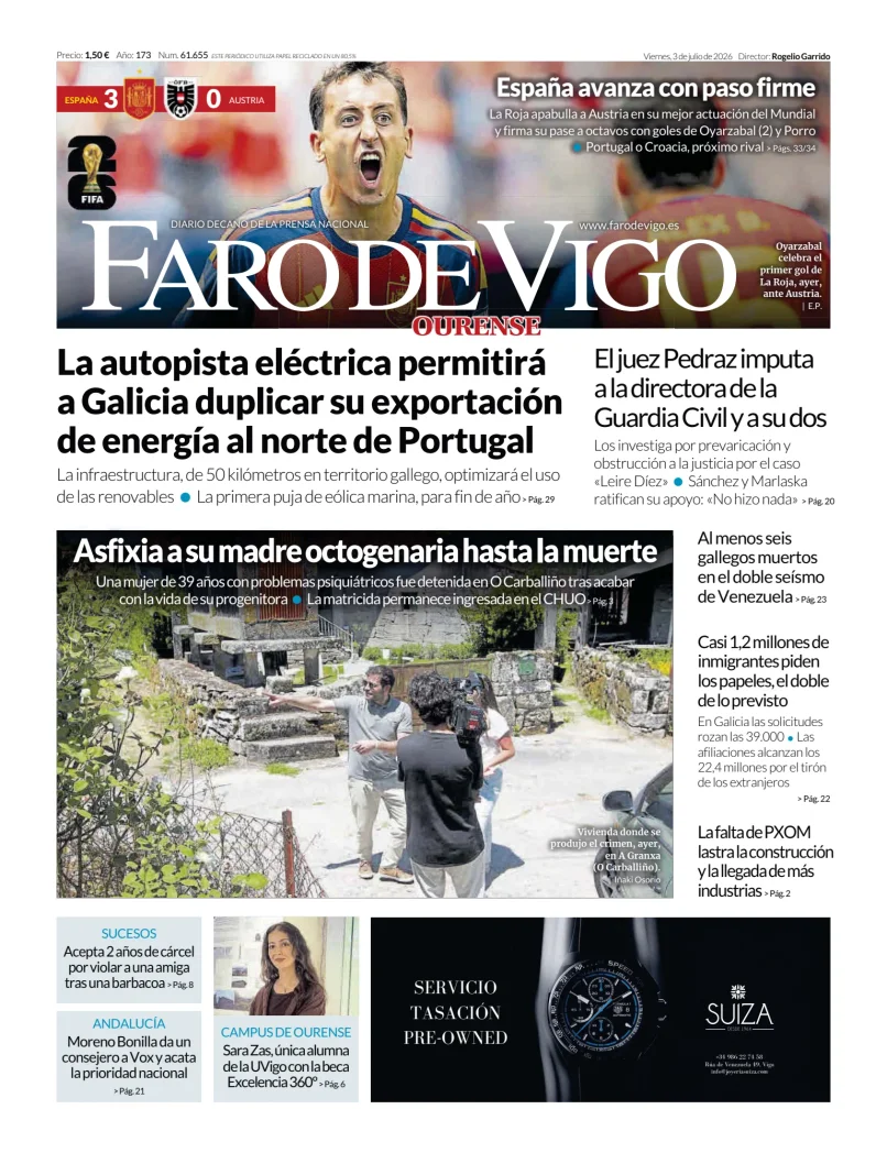 Faro de Vigo (Ourense) — 03/07