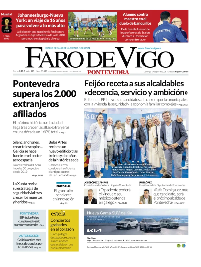Faro de Vigo (Pontevedra) — 19/07