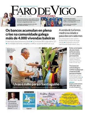 Portada de Faro de Vigo (Pontevedra), 25 de julio de 2026
