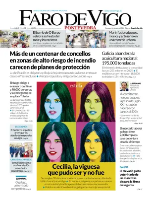 Portada de Faro de Vigo (Pontevedra), 26 de julio de 2026