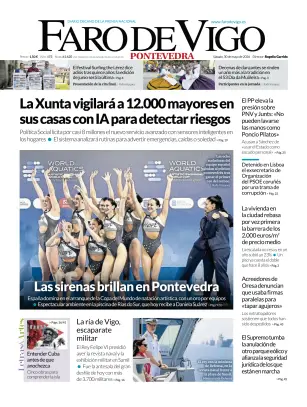 Portada de Faro de Vigo (Pontevedra), 30 de mayo de 2026