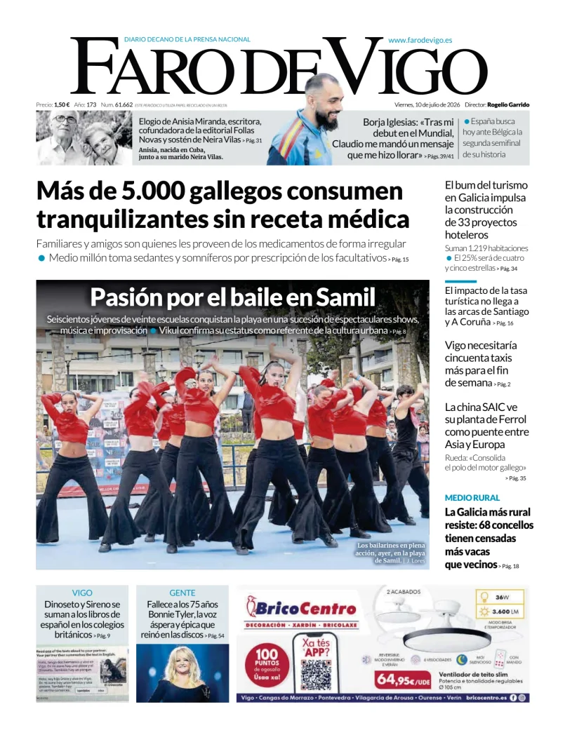Portada de Faro de Vigo