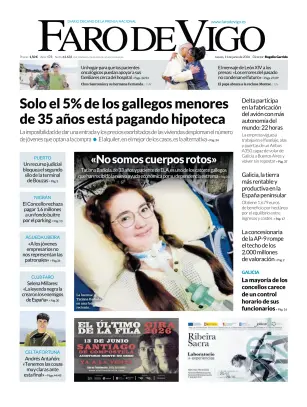 Portada de Faro de Vigo, 11 de junio de 2026