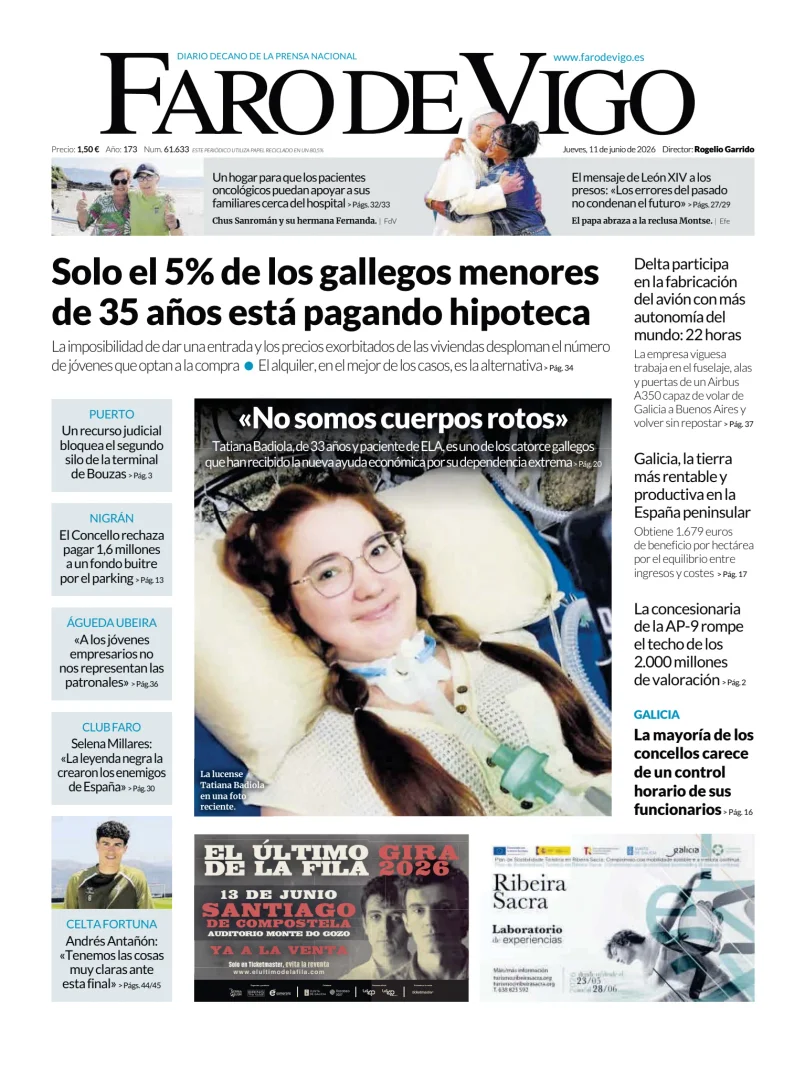 Portada de Faro de Vigo