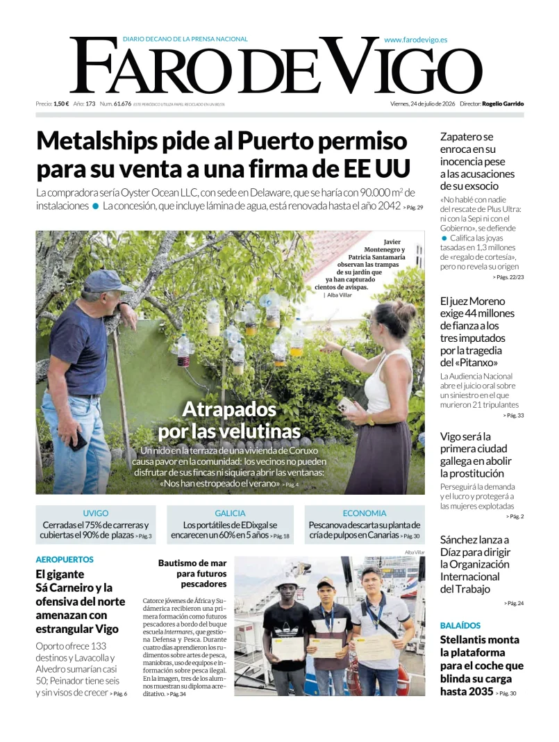 Portada de Faro de Vigo