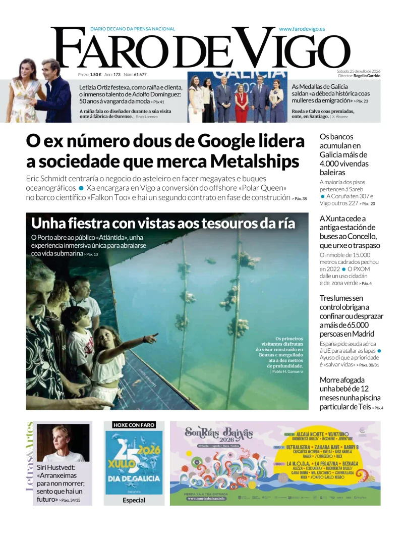 Portada de Faro de Vigo