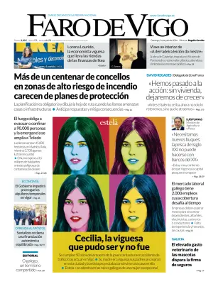 Portada de Faro de Vigo, 26 de julio de 2026