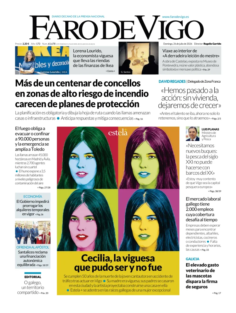 Portada de Faro de Vigo