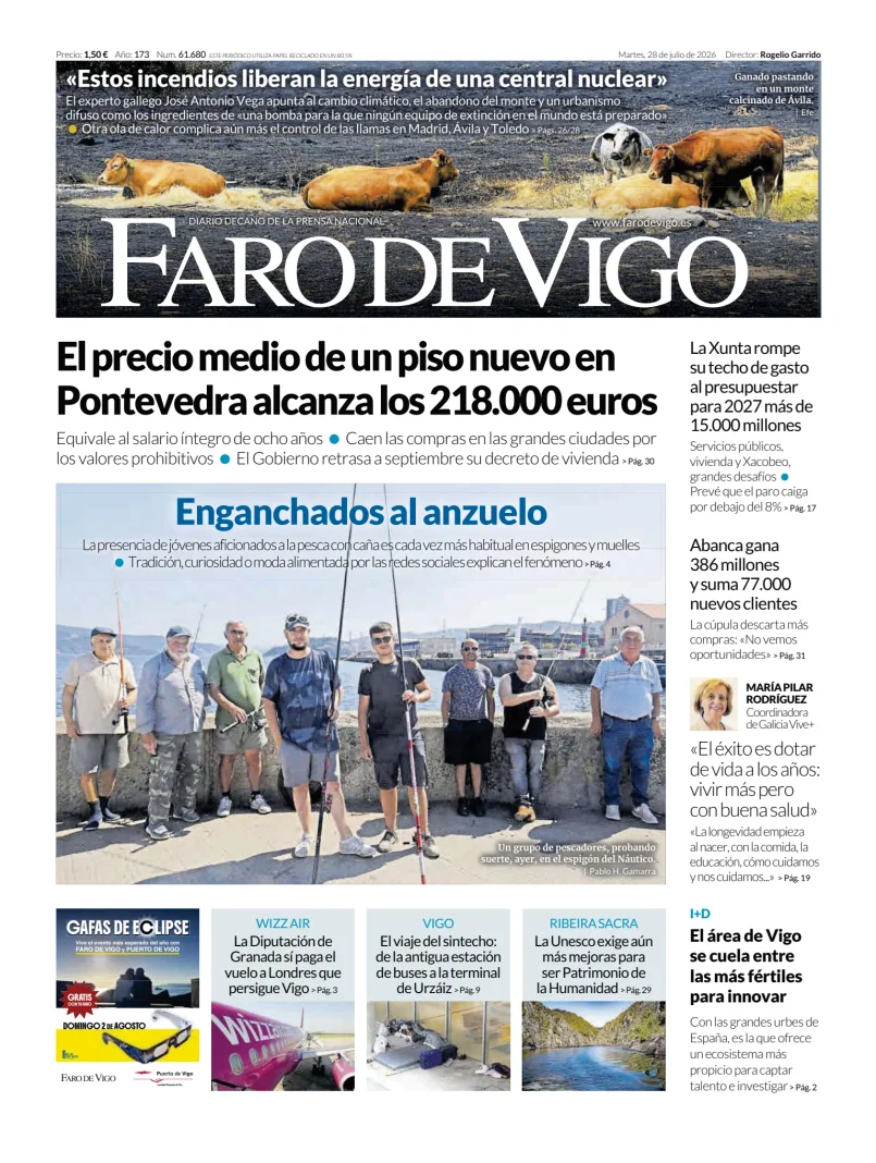 Portada de Faro de Vigo