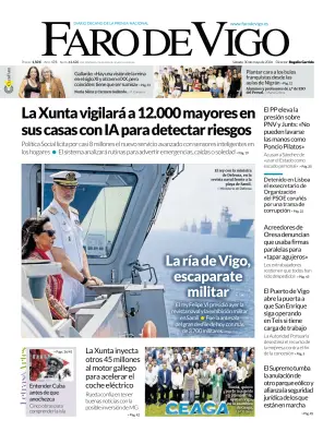 Portada de Faro de Vigo, 30 de mayo de 2026