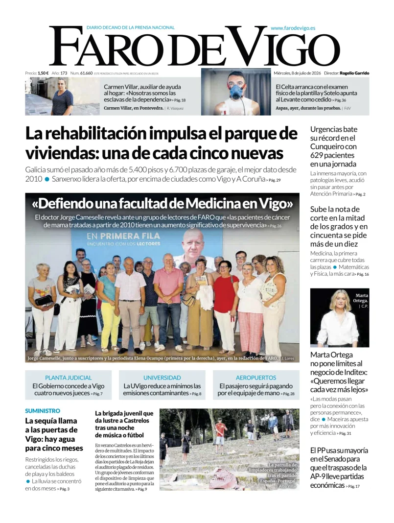 Portada de Faro de Vigo