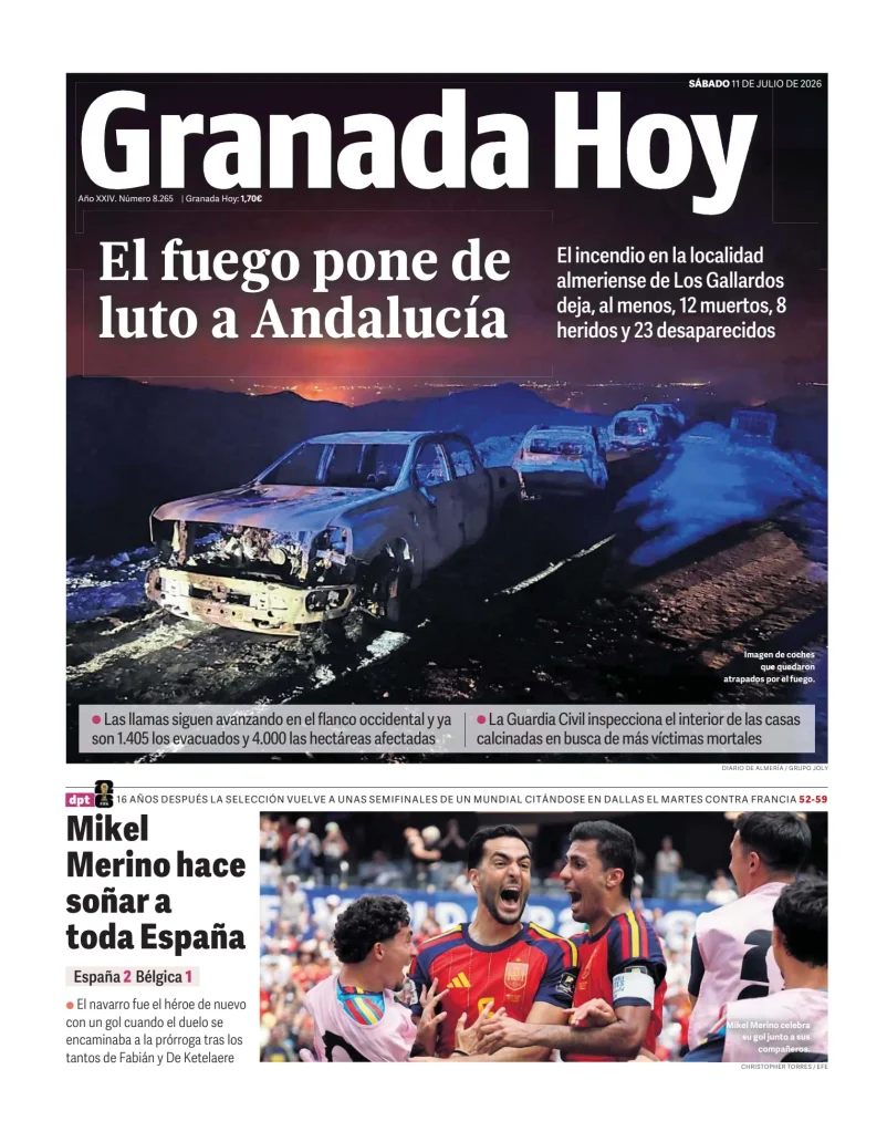 Portada de Granada Hoy