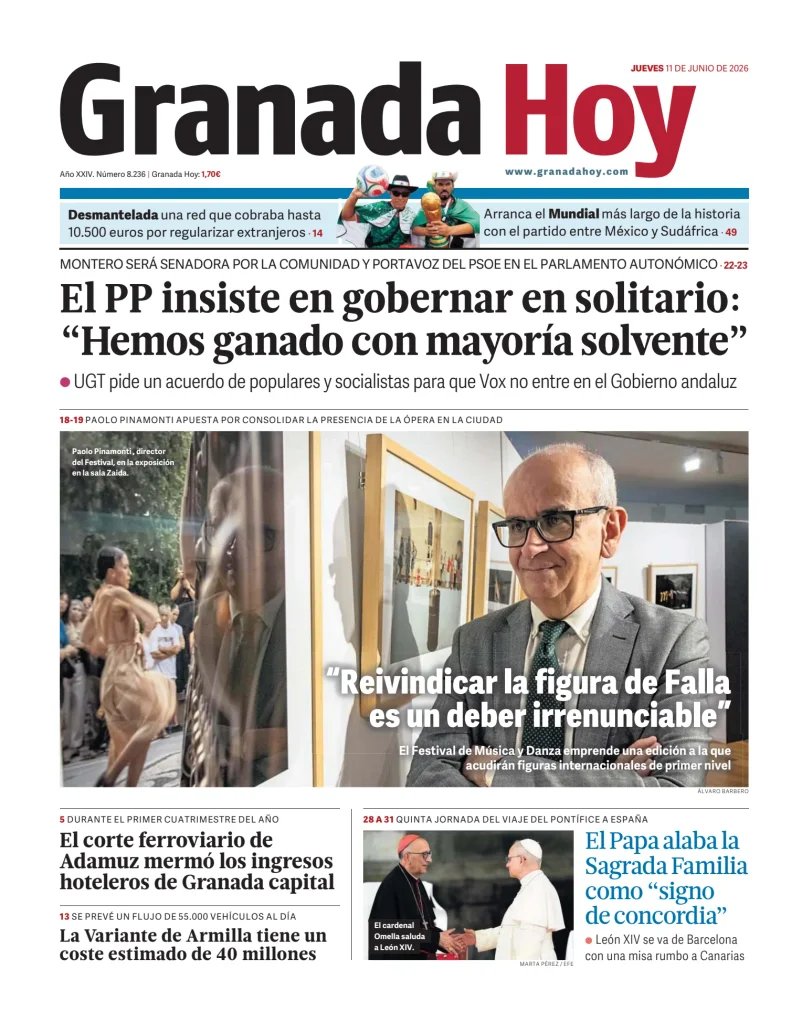 Portada de Granada Hoy