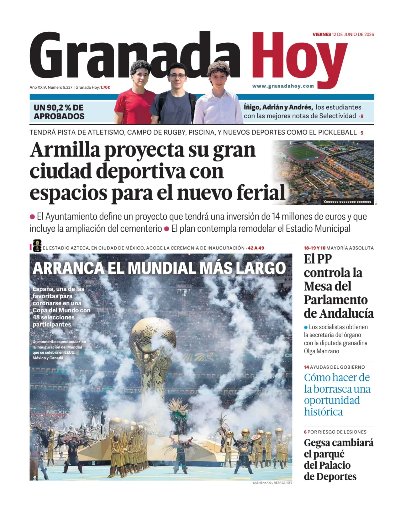 Portada de Granada Hoy