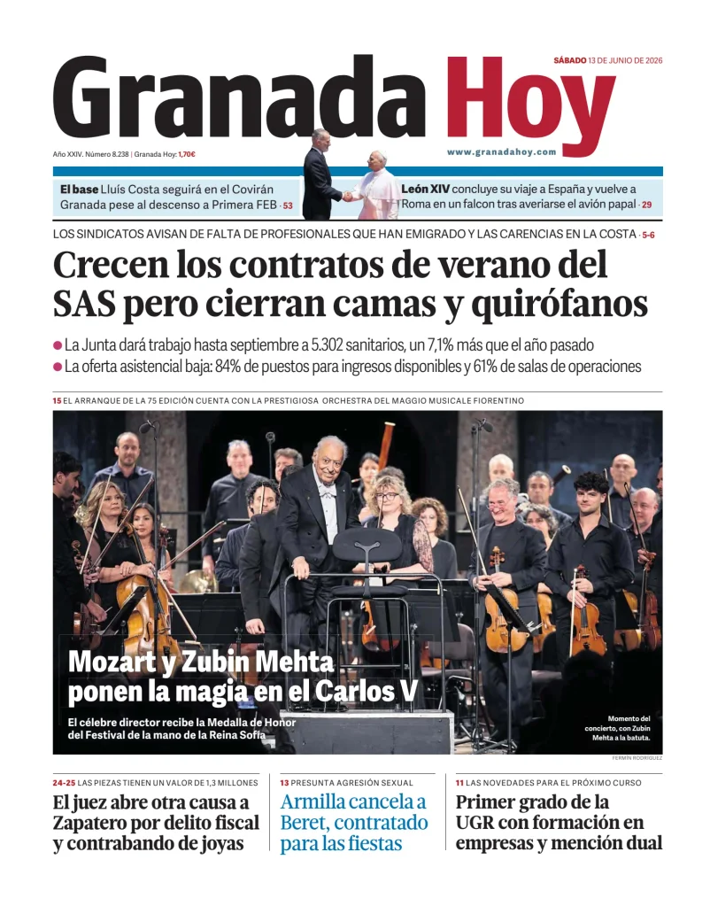 Portada de Granada Hoy