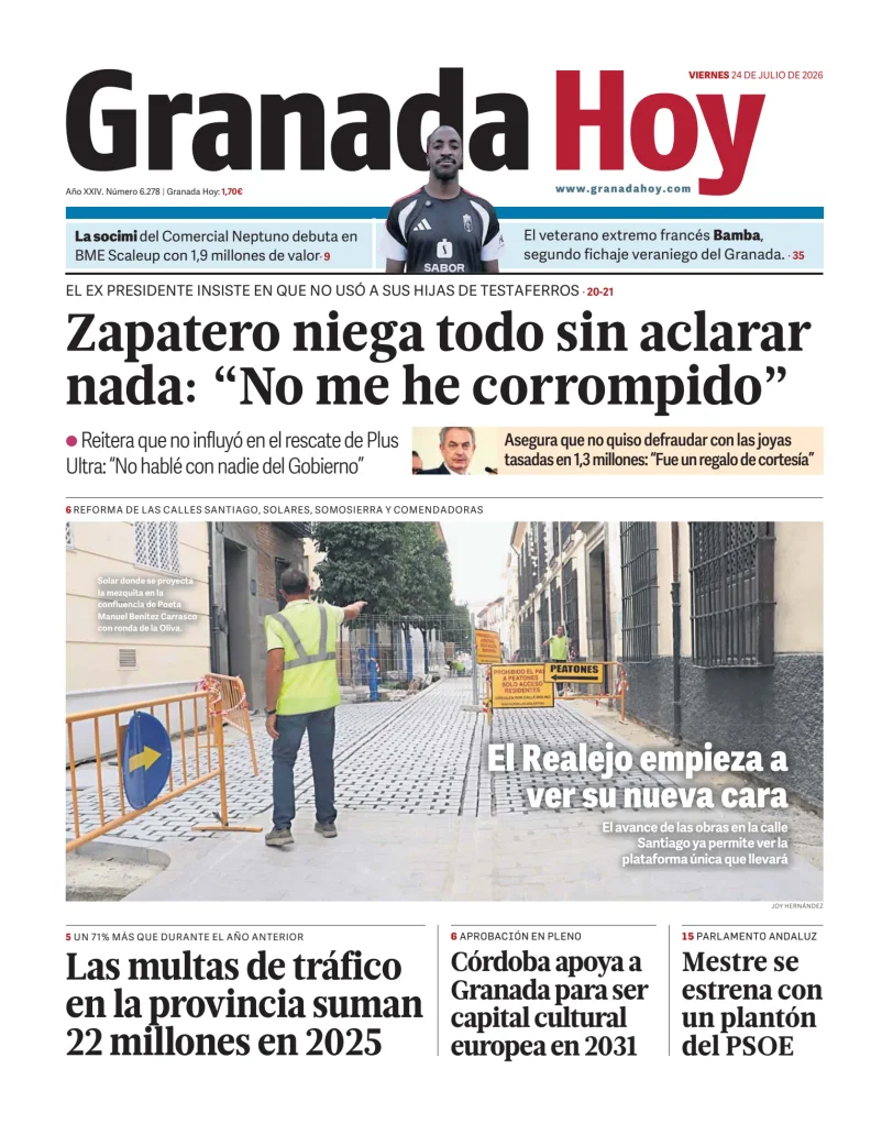 Portada de Granada Hoy