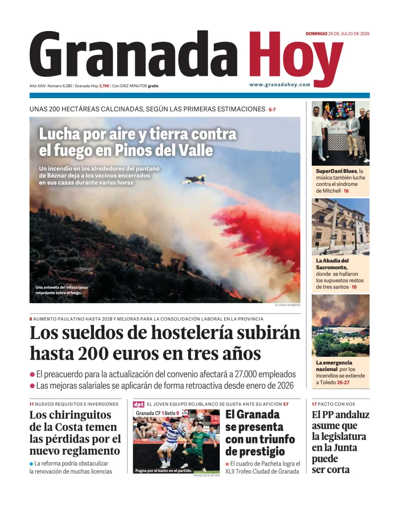Portada de Granada Hoy