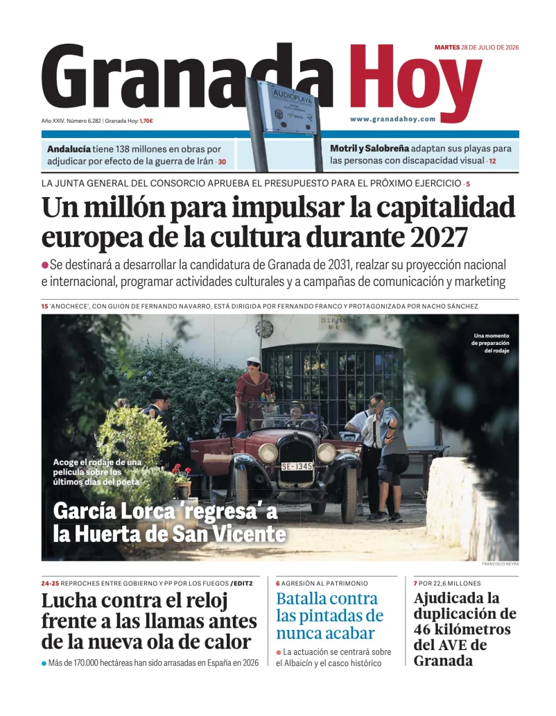 Portada de Granada Hoy