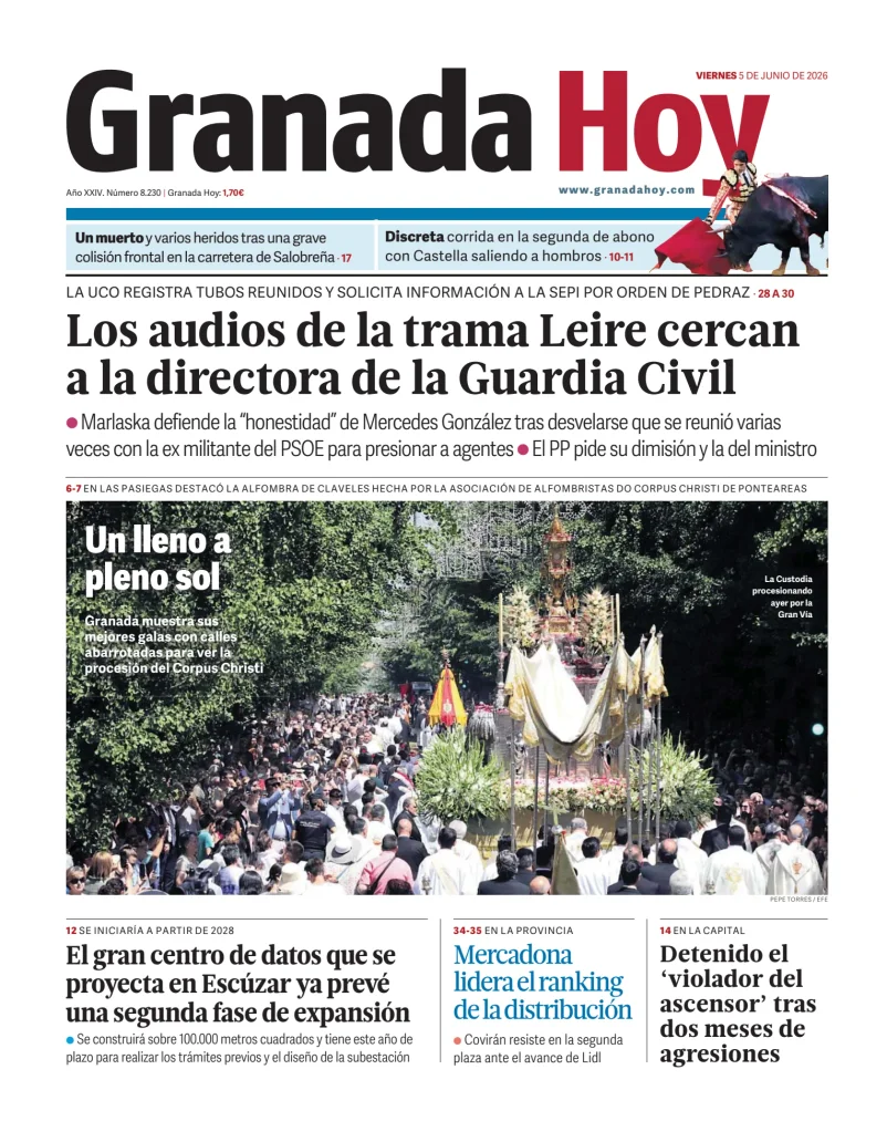Portada de Granada Hoy