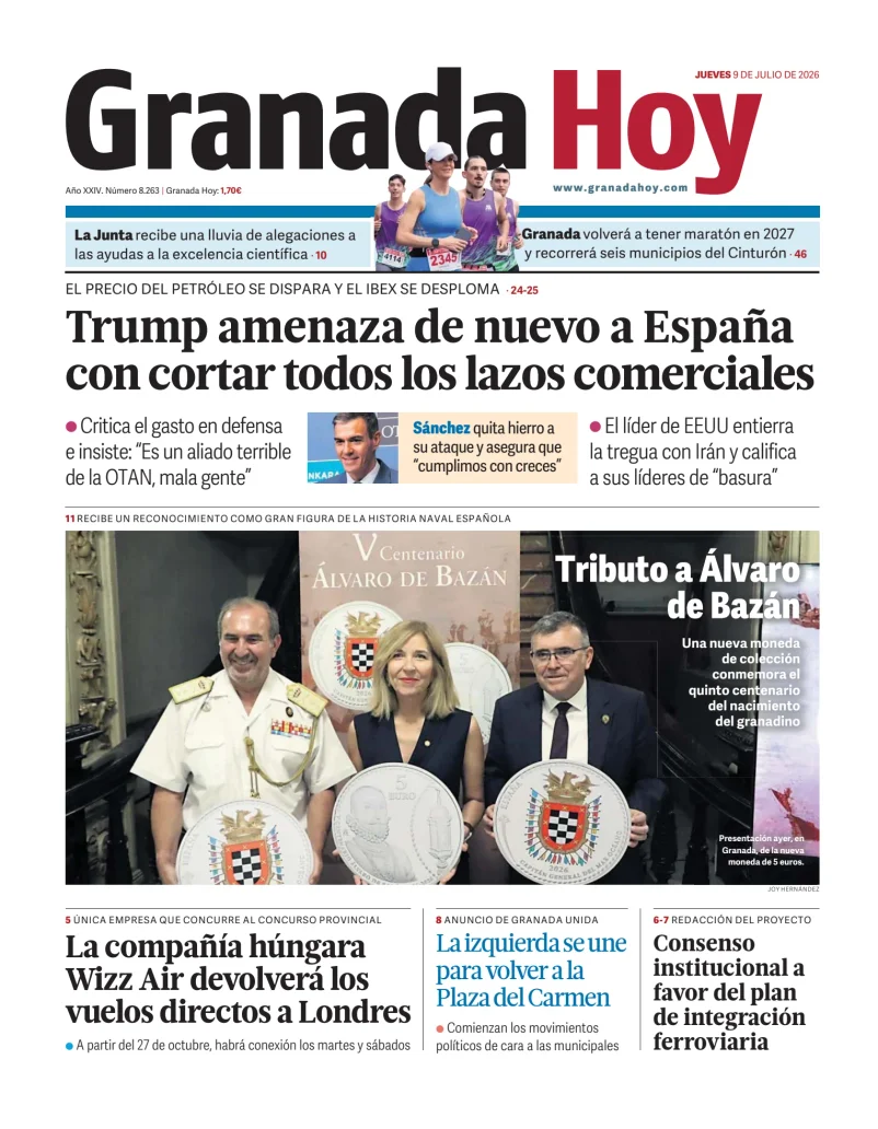 Portada de Granada Hoy