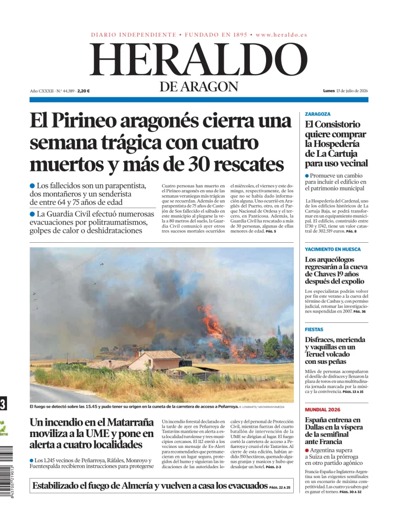 Heraldo de Aragón — 13/07