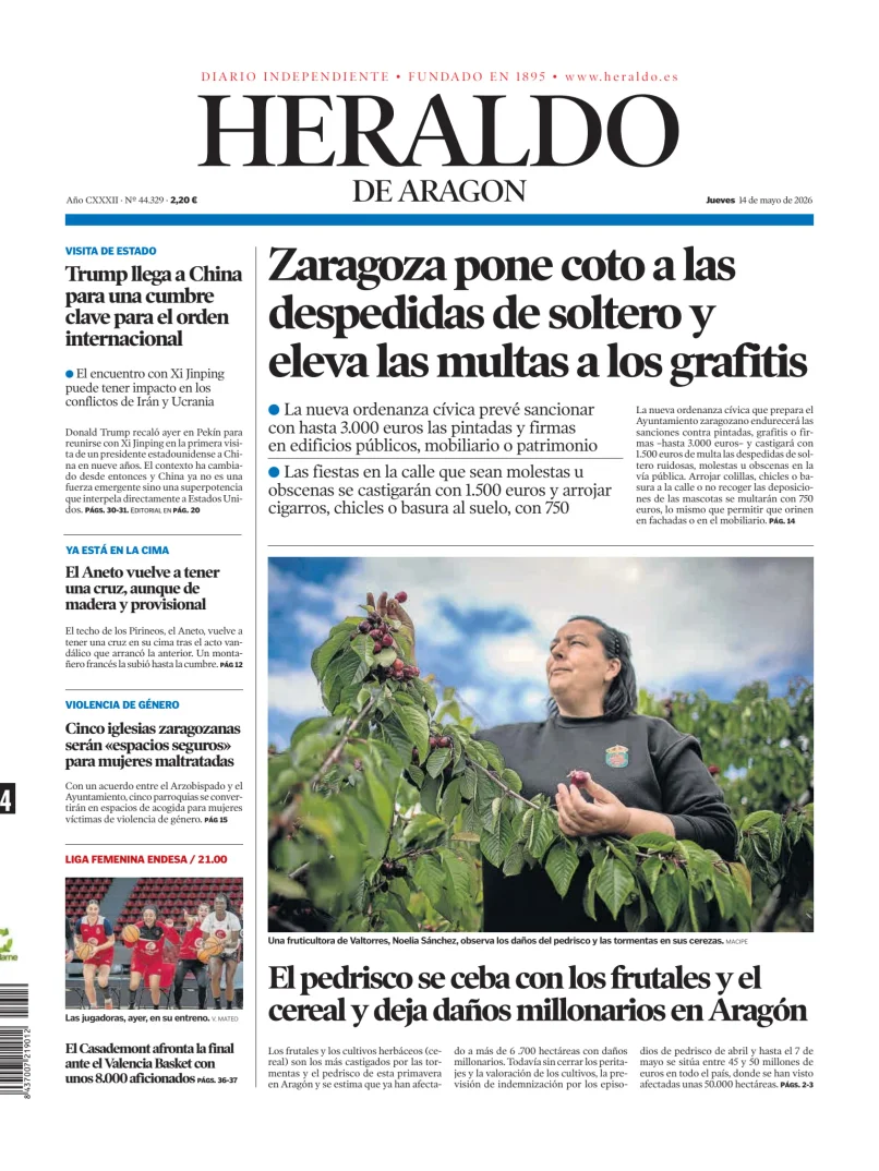 Heraldo de Aragón — 14/05