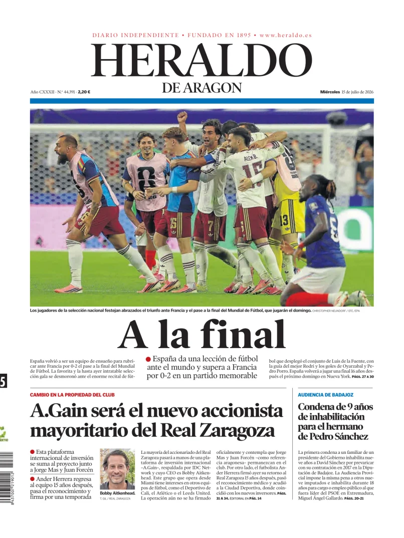 Heraldo de Aragón — 15/07