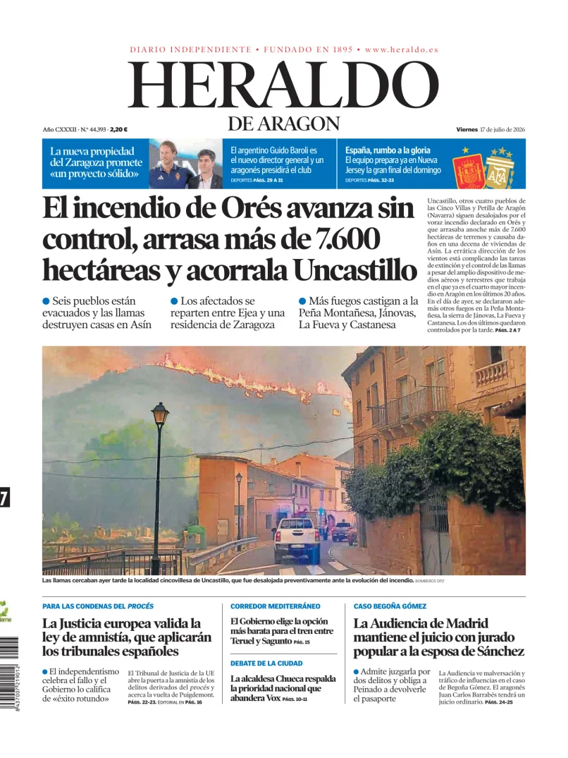 Heraldo de Aragón — 17/07